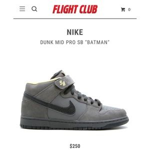 Nike Dunk Mid Pro SB Batman